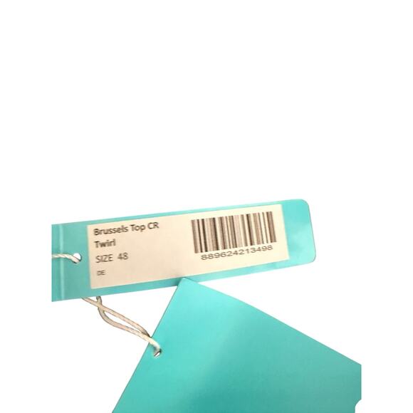 Melissa Odabash Brussels Twirl Blue Print 2 Piece Halter Bikini Swimsuit Set 12 - Picture 12 of 16